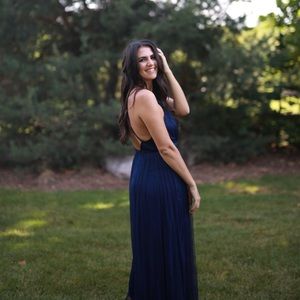 Womens Navy Blue Dress